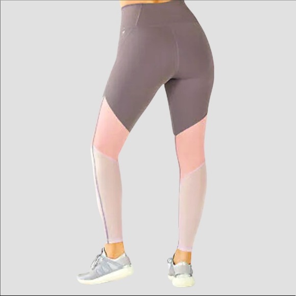 Fabletics High Waist Color Block Leggings - Picture 2 of 10